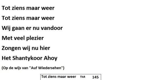 145-Tot-ziens-maar-weer-Afscheidslied