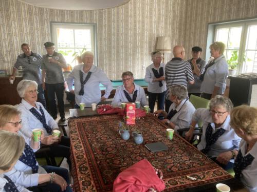 Pauze even onder elkaar